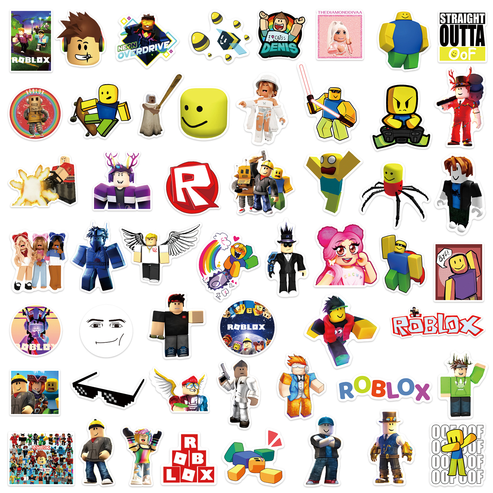 50pcs Roblox Unique Waterproof – Vinyl Figure Blank recenzja i cena