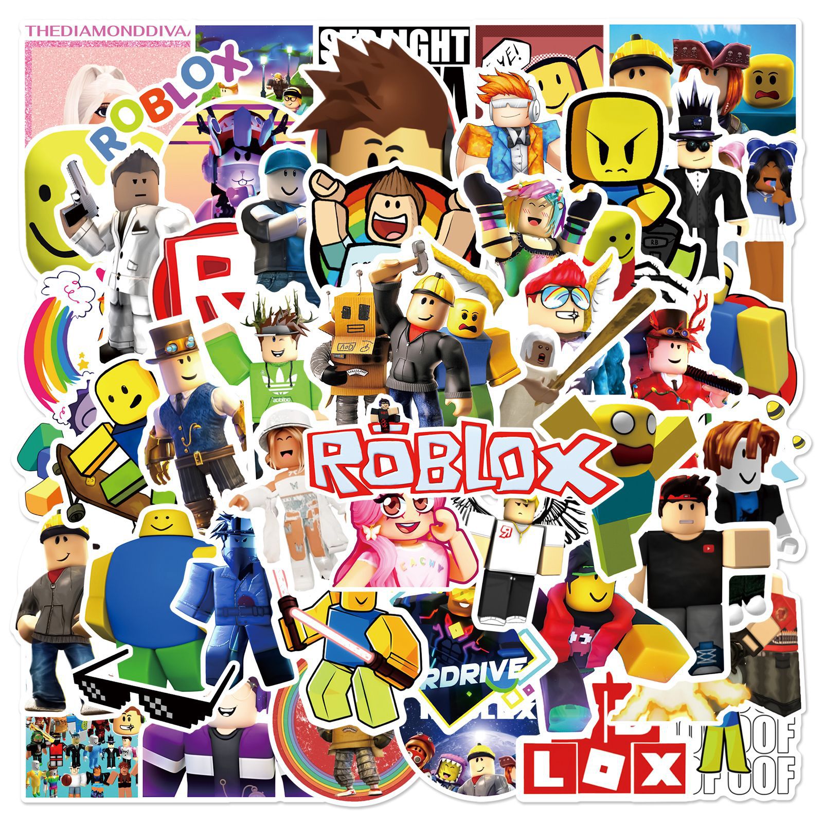 50pcs Roblox Unique Waterproof – Vinyl Figure Blank recenzja i cena