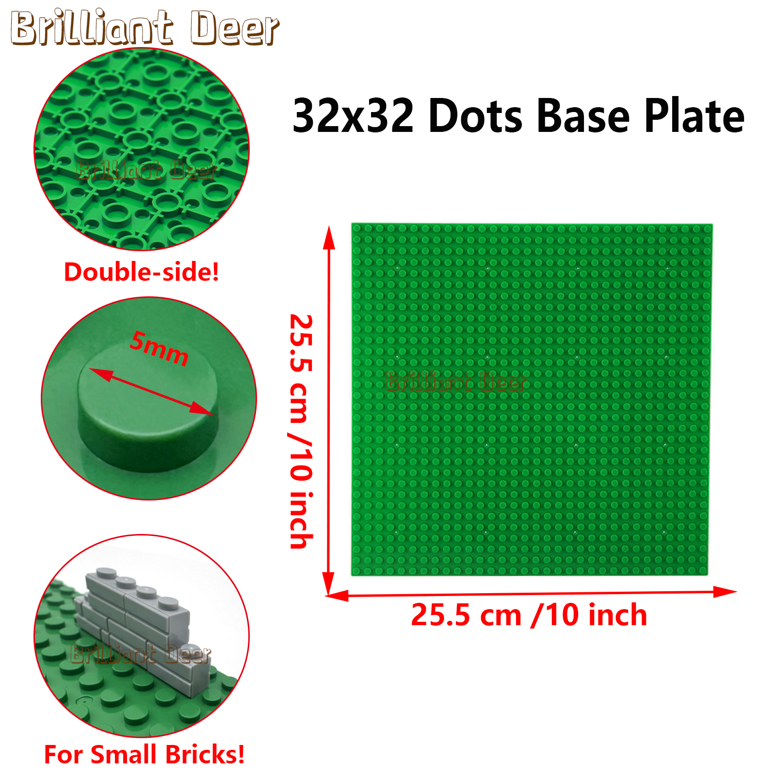 2PCS 32x32 Dots Base Plate Dou – Lego Minifigure Holder recenzja i cena