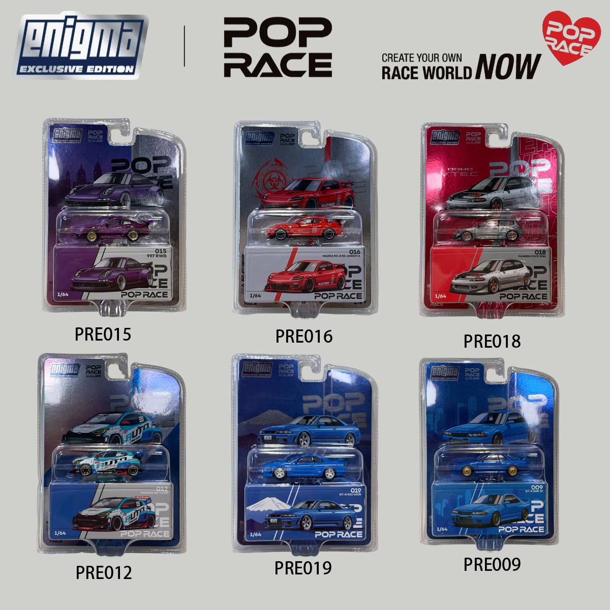 POP RACE 1:64 Blister Pack Set – Die Cast Car 1 64 recenzja i cena