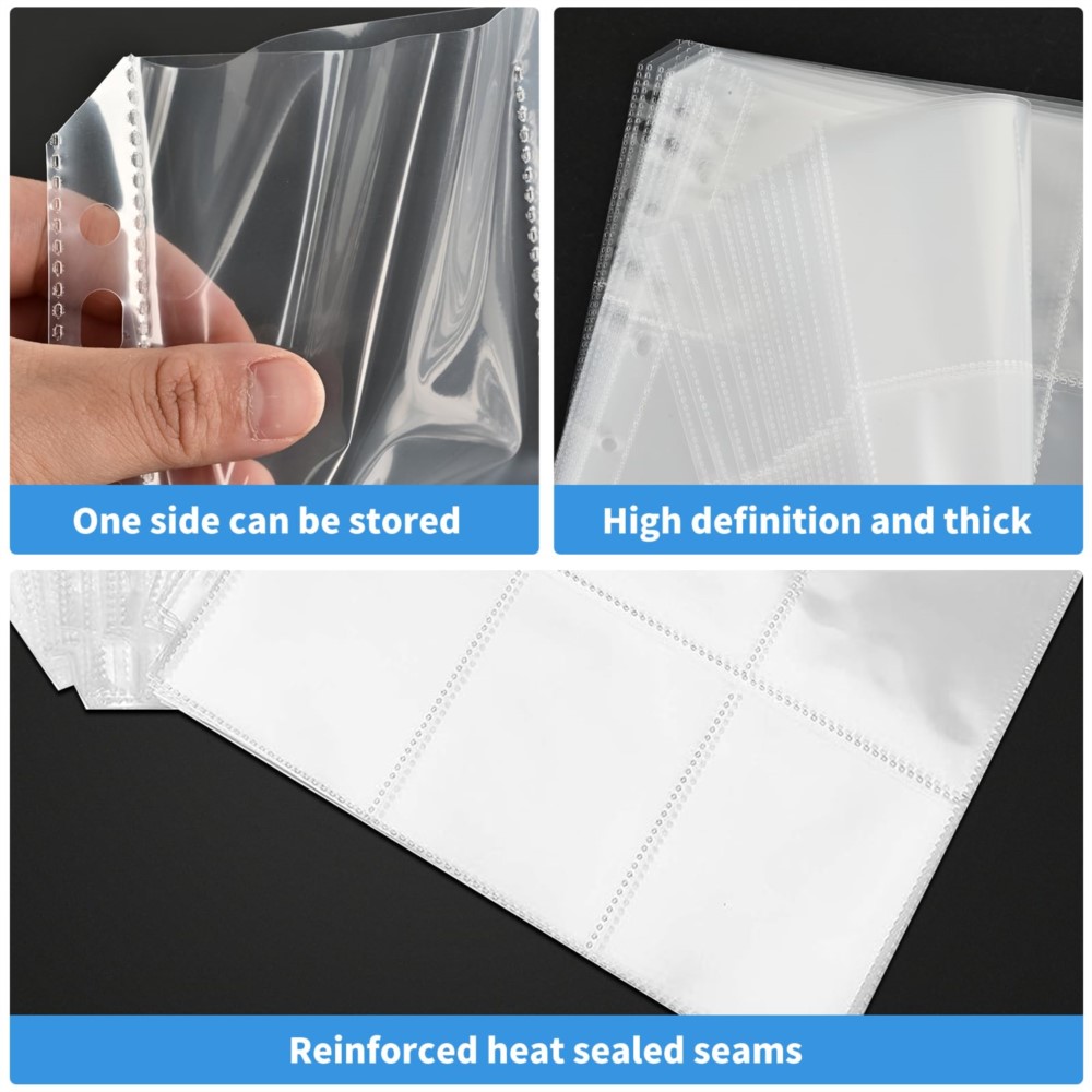 50 Sheets 9 Pocket Single Side – Trading Card Binder recenzja i cena