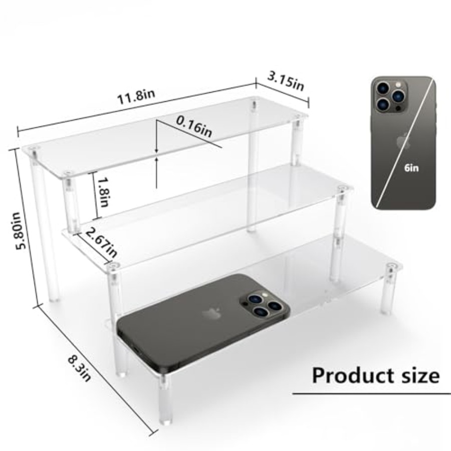 Acrylic Riser, Clear Display R – Pop Display Shelf recenzja i cena