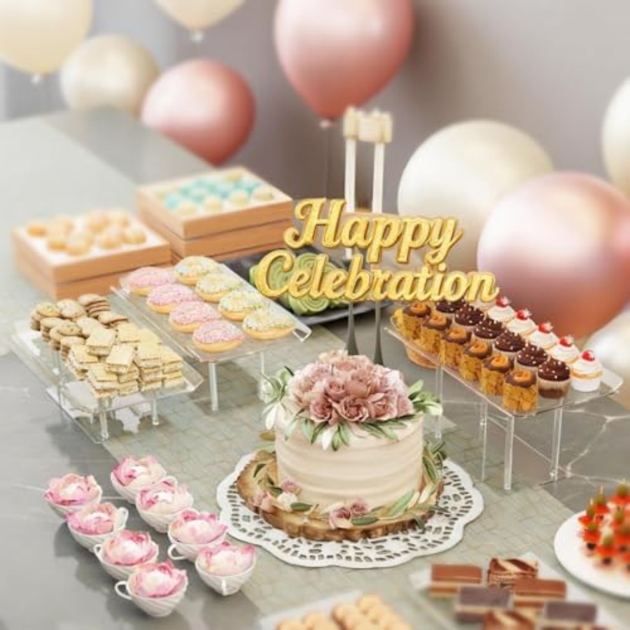 3 Pack Dessert Table Display S – Display Risers Set recenzja i cena