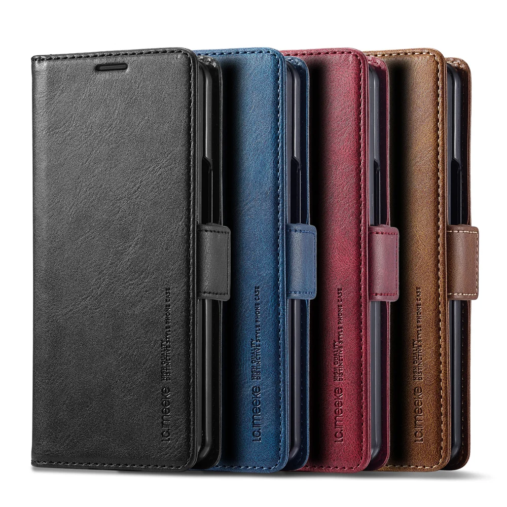 Leather Wallet Phone Case For  – Card Top Loader recenzja i cena