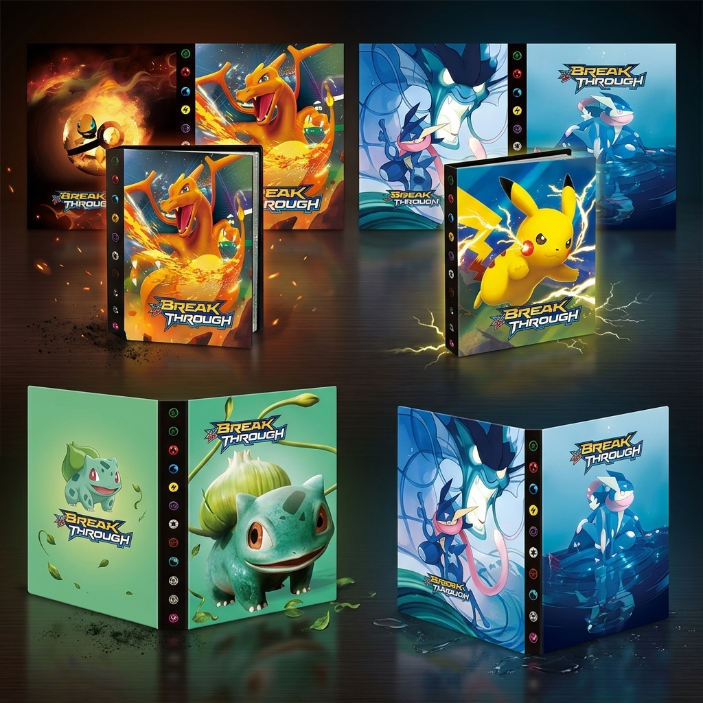 Bandai Pokemon 4 Grid Card Alb – Trading Card Binder recenzja i cena