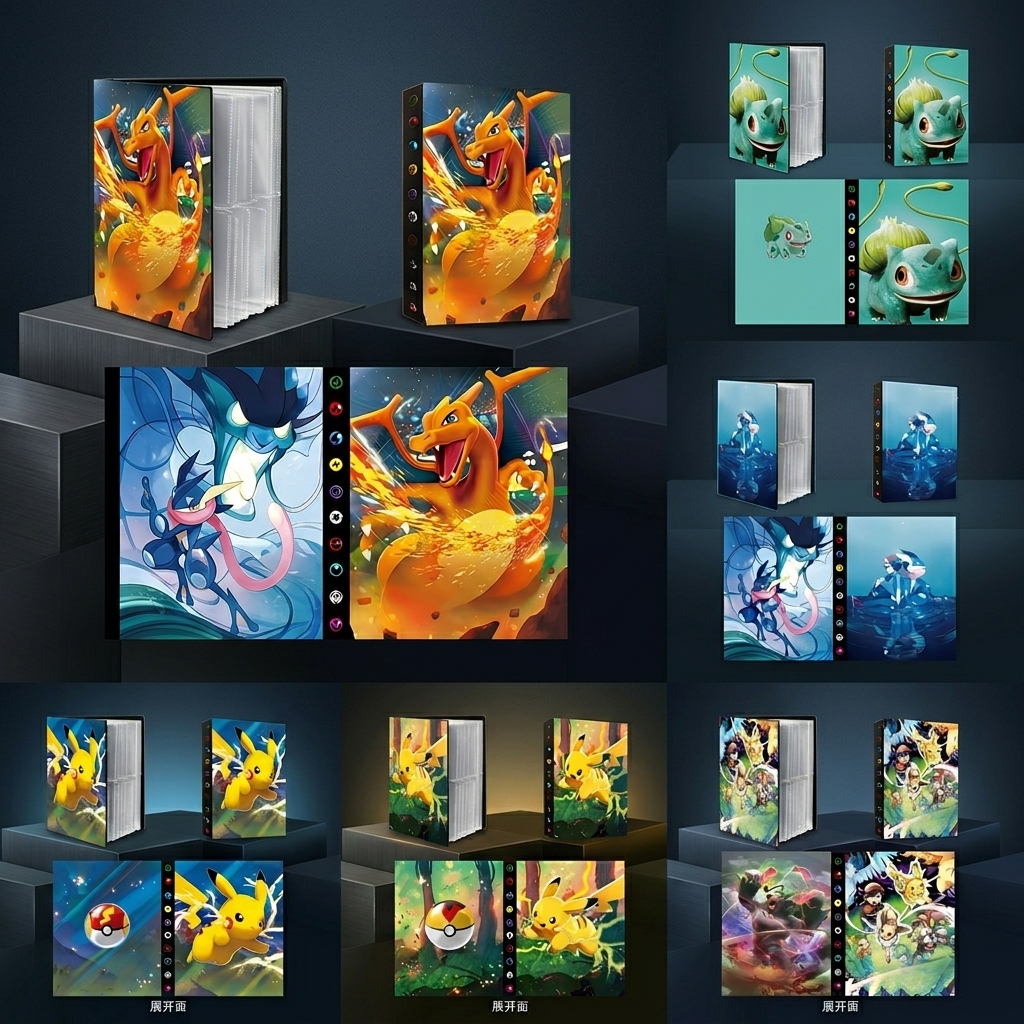 Bandai Pokemon 4 Grid Card Alb – Trading Card Binder recenzja i cena