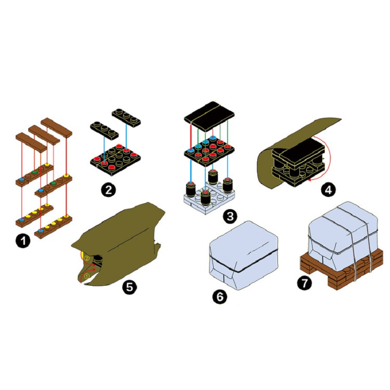 WW2 Military Air Drop Crate Bu – Lego Minifigure Holder recenzja i cena