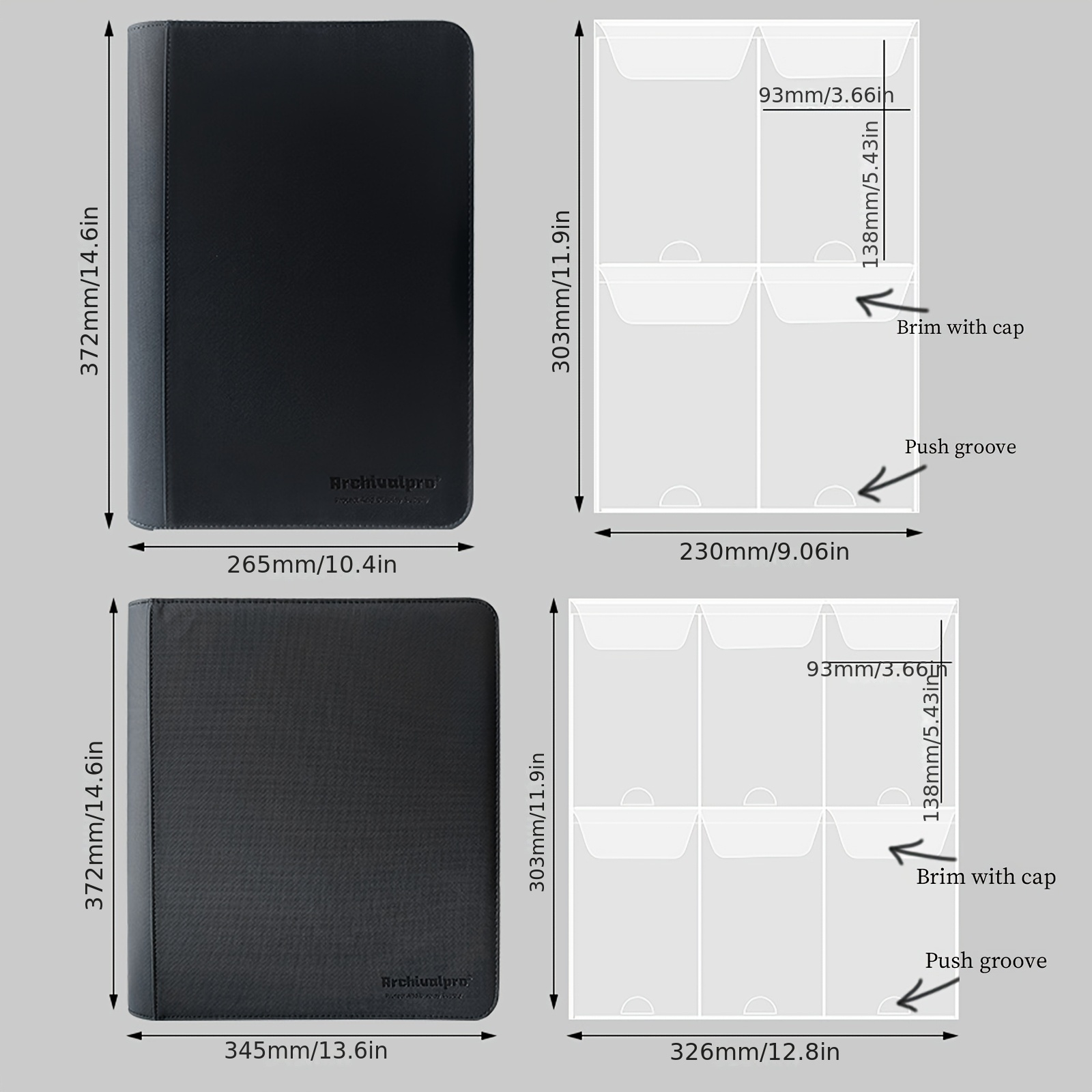 1pc Zip Trading Card Binder, C – Trading Card Binder recenzja i cena