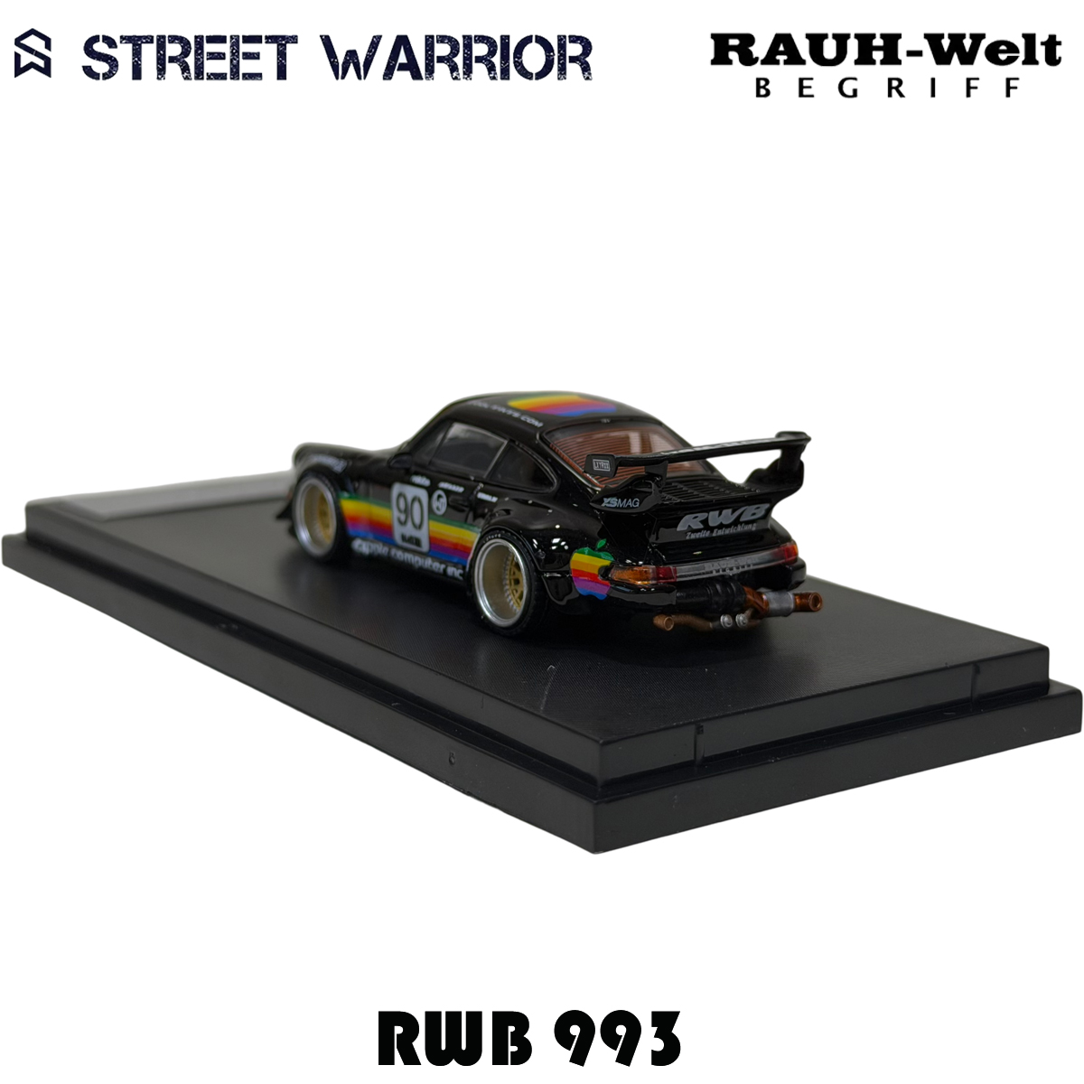 SW In Stock 1:64 RWB 993 Black – Die Cast Car 1 64 recenzja i cena